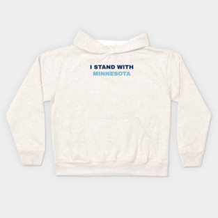 I Stand With Minnesota Kids Hoodie