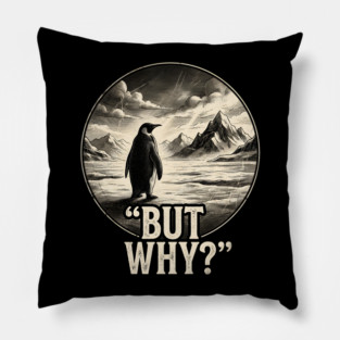 Nihilist Penguin Pillow