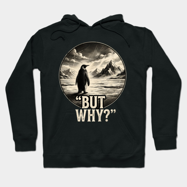 Nihilist Penguin Hoodie by Creatifly Graphic Tees