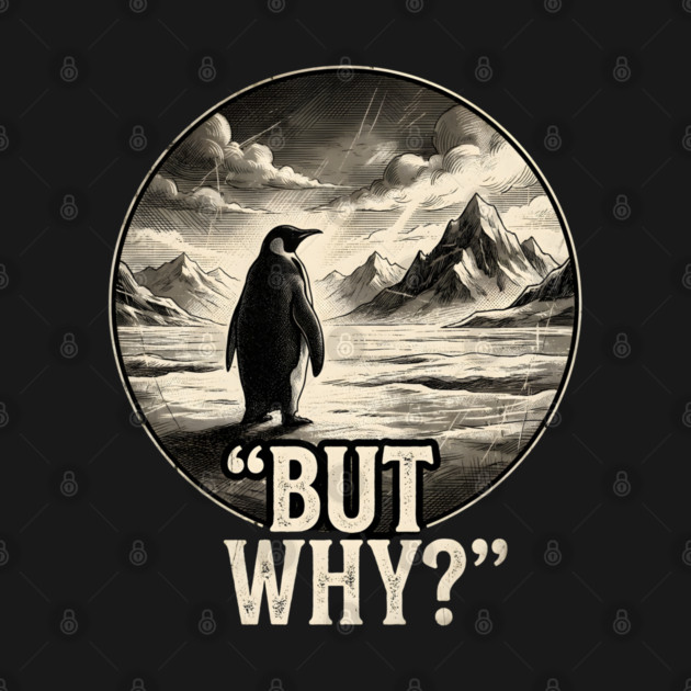 Nihilist Penguin by Creatifly Graphic Tees