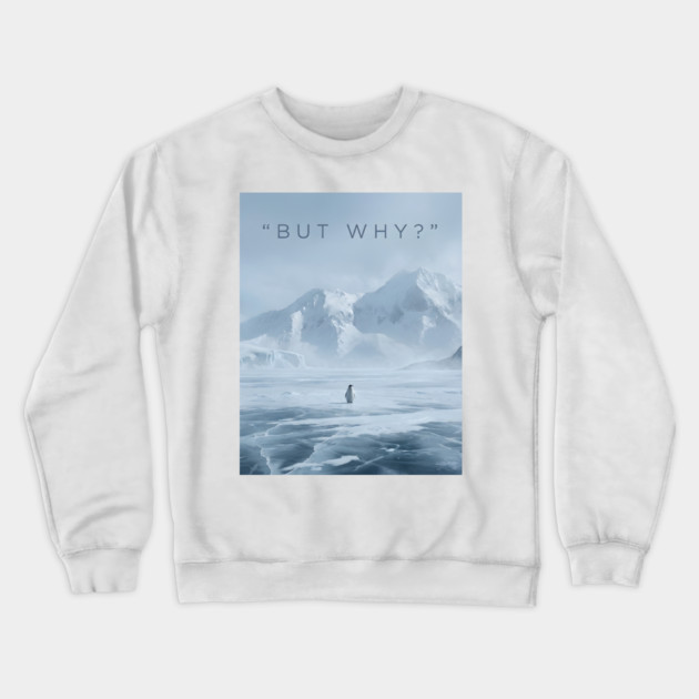 Nihilist Penguin Crewneck Sweatshirt by Creatifly Graphic Tees