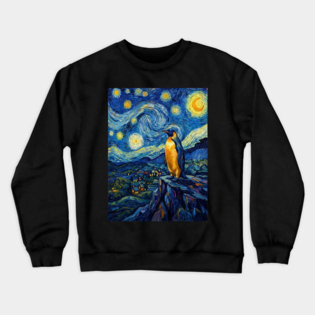 Nihilist Penguin Crewneck Sweatshirt by Creatifly Graphic Tees