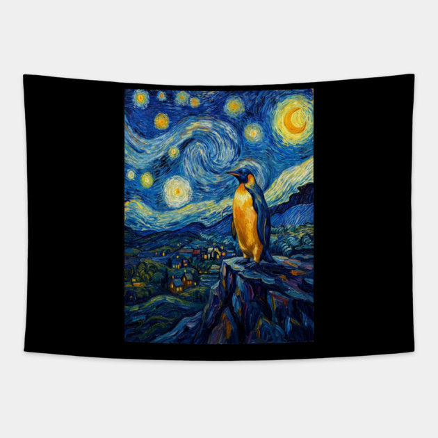 Nihilist Penguin Tapestry by Creatifly Graphic Tees