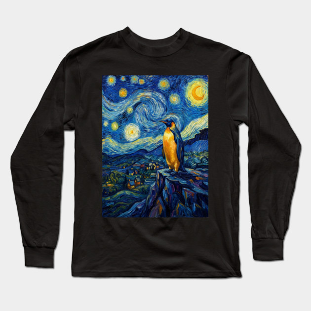 Nihilist Penguin Long Sleeve T-Shirt by Creatifly Graphic Tees