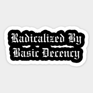 Radicalized By Basic Decency Magnet