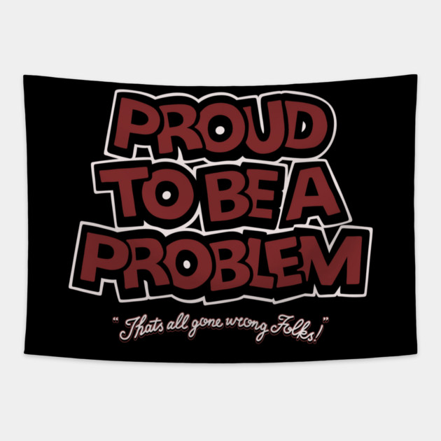 Problem Cartoon Rebel Tapestry by Wrong