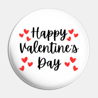 Happy Valentine's Day Pin