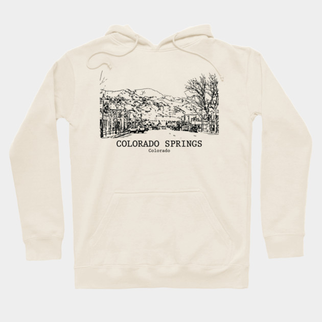 Colorado Springs - Colorado Hoodie by Lakeric