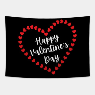 Happy Valentine's Day Tapestry