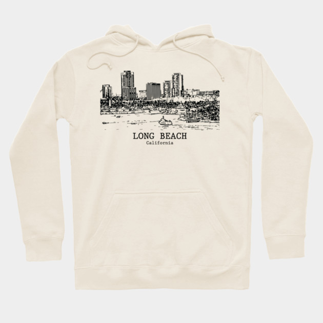 Long Beach - California Hoodie by Lakeric