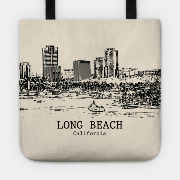 Long Beach - California Tote by Lakeric