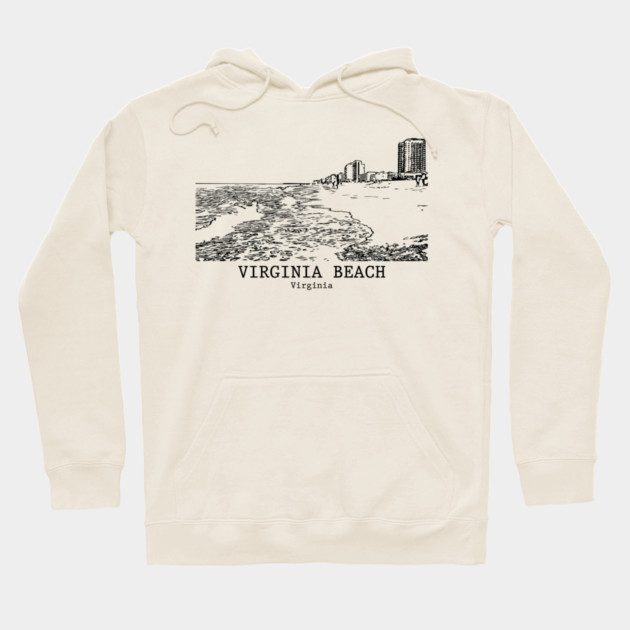 Virginia Beach - Virginia Hoodie by Lakeric