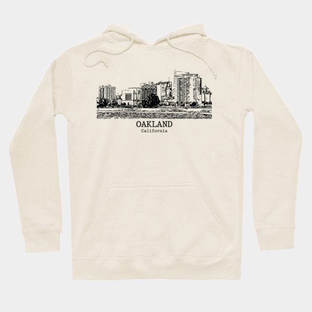 Oakland - California Hoodie by Lakeric