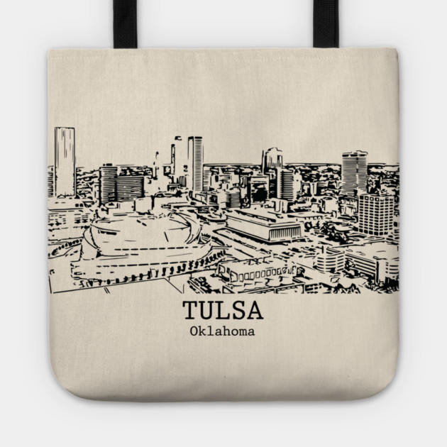 Tulsa - Oklahoma Tote by Lakeric