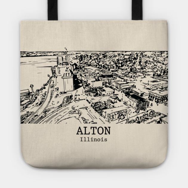 Alton - Illinois Tote by Lakeric