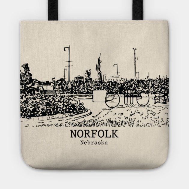 Norfolk - Nebraska Tote by Lakeric
