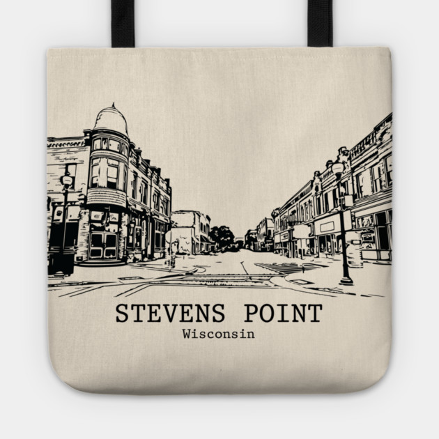 Stevens Point - Wisconsin Tote by Lakeric