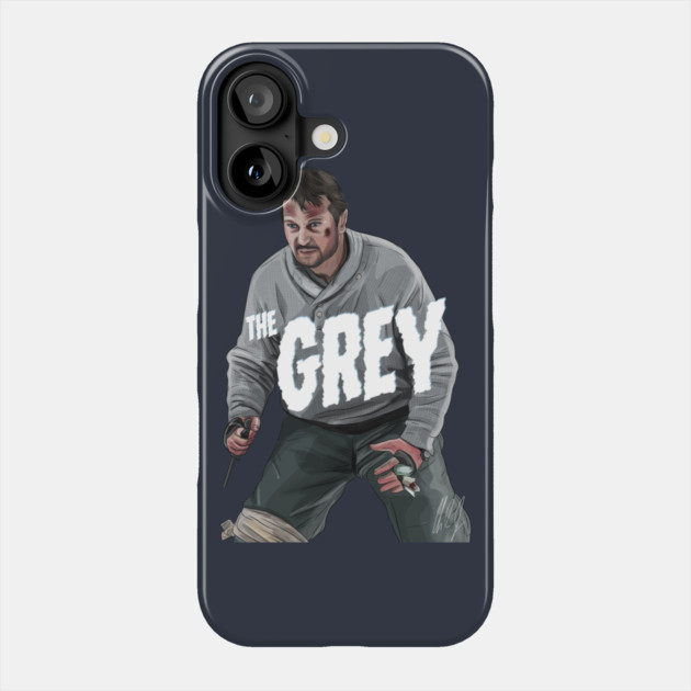 The Grey: Liam Vs Wolves Phone Case by 51Deesigns
