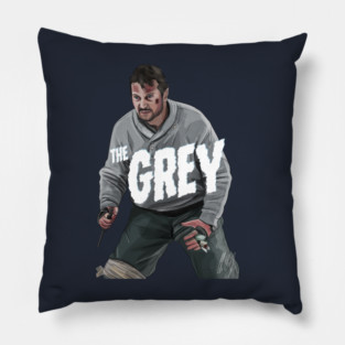 The Grey: Liam Vs Wolves Pillow