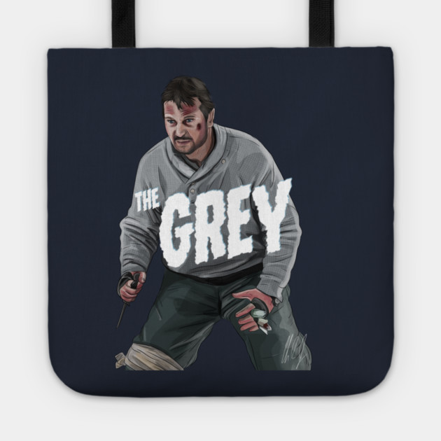 The Grey: Liam Vs Wolves Tote by 51Deesigns