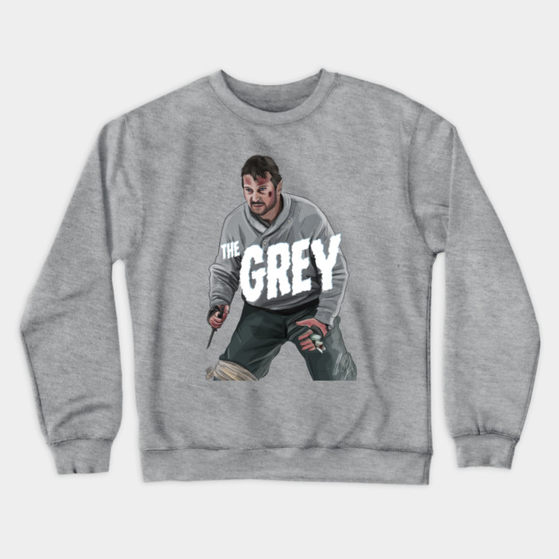 The Grey: Liam Vs Wolves Crewneck Sweatshirt by 51Deesigns