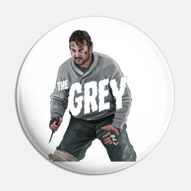 The Grey: Liam Vs Wolves Pin by 51Deesigns