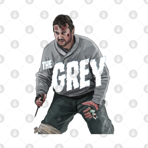 The Grey: Liam Vs Wolves by 51Deesigns