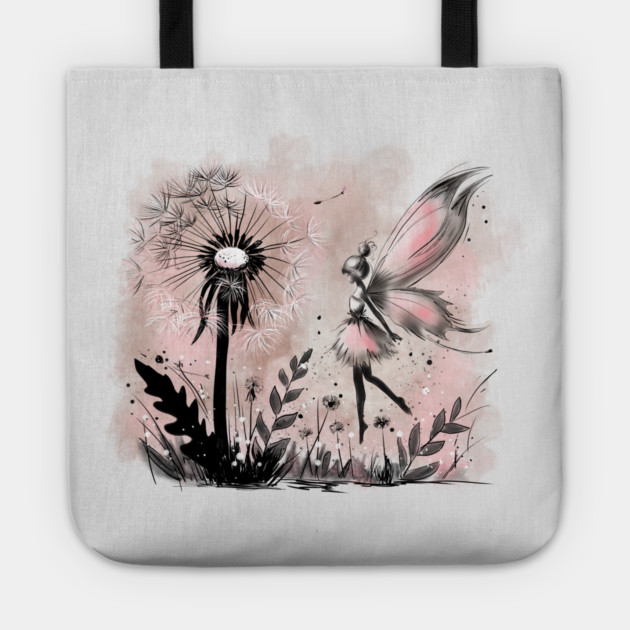 Dandelion Fairy Tote by H. R. Sinclair