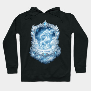 Air Spirit Guardian – Mystic Wind Element Fantasy Art Hoodie