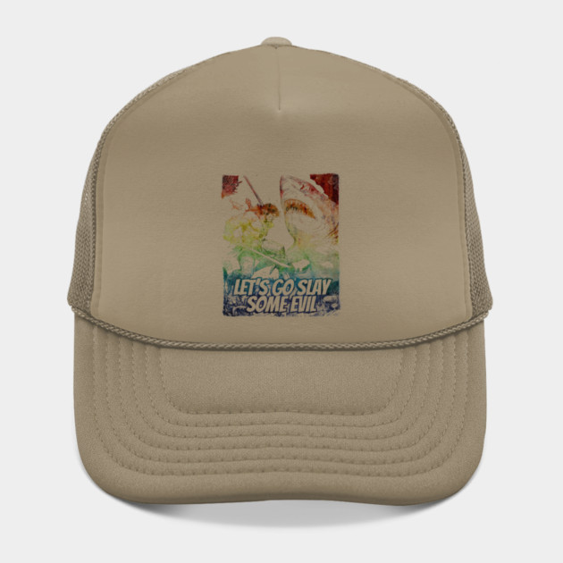 "Let's Go Slay Some Evil" Vintage Barbarian Fantasy by Nonstop Shirts