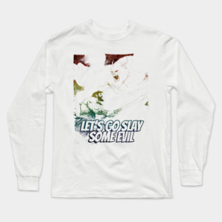 "Let's Go Slay Some Evil" Vintage Barbarian Fantasy Long Sleeve T-Shirt