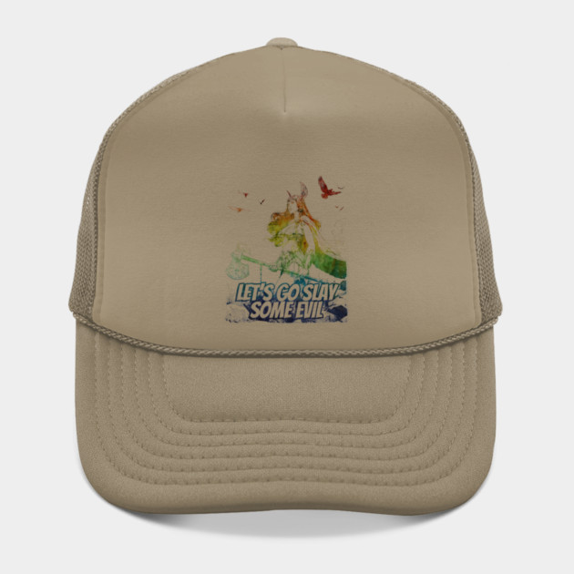 "Let's Go Slay Some Evil" Vintage Barbarian Fantasy by Nonstop Shirts