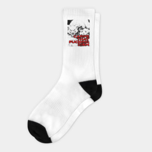 "Carpe That F*cking Diem" Vintage Barbarian Fantasy Socks