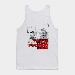 "Carpe That F*cking Diem" Vintage Barbarian Fantasy Tank Top