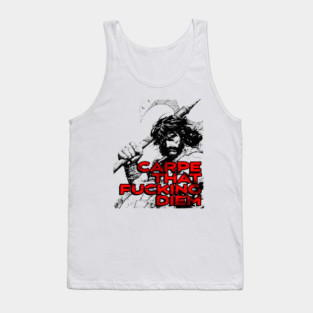 "Carpe That F*cking Diem" Vintage Barbarian Fantasy Tank Top
