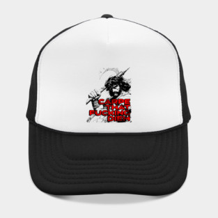 "Carpe That F*cking Diem" Vintage Barbarian Fantasy Hat