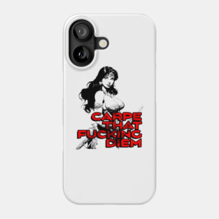 "Carpe That F*cking Diem" Vintage Barbarian Fantasy Phone Case
