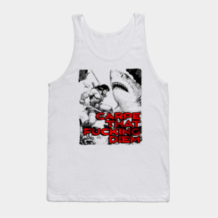 "Carpe That F*cking Diem" Vintage Barbarian Fantasy Tank Top
