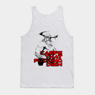 "Carpe That F*cking Diem" Vintage Barbarian Fantasy Tank Top