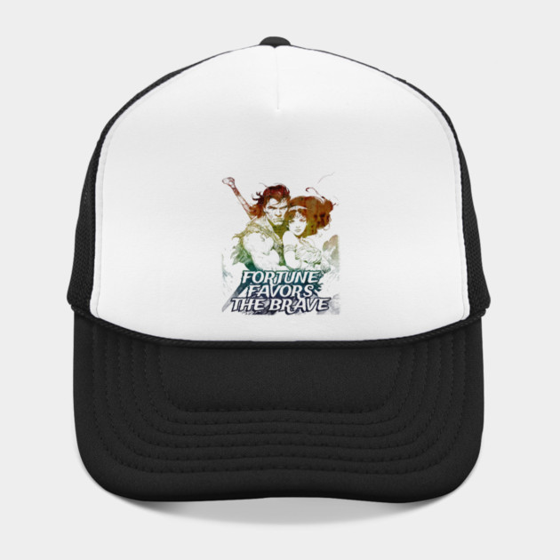 "Fortune Favors The Brave" Vintage Barbarian Fantasy by Nonstop Shirts