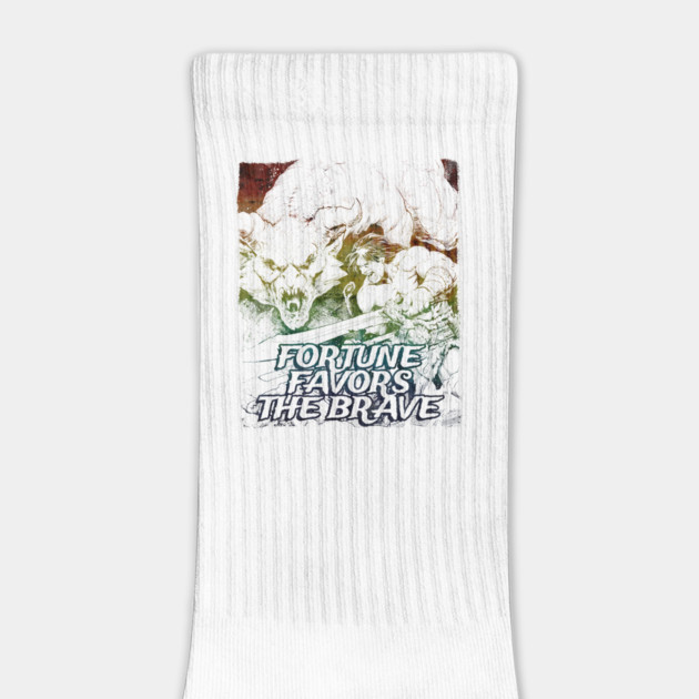 "Fortune Favors The Brave" Vintage Barbarian Fantasy by Nonstop Shirts