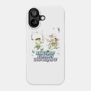 "Fortune Favors The Brave" Vintage Barbarian Fantasy Phone Case