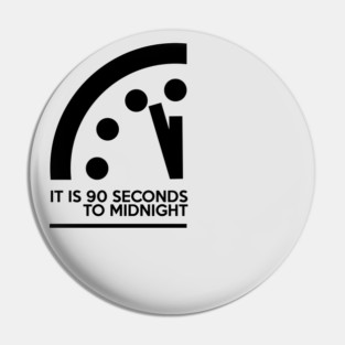 Doomsday Clock Pin