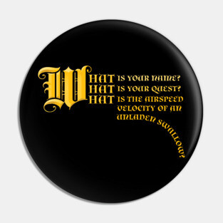 Answer Me These Questions Three Pin