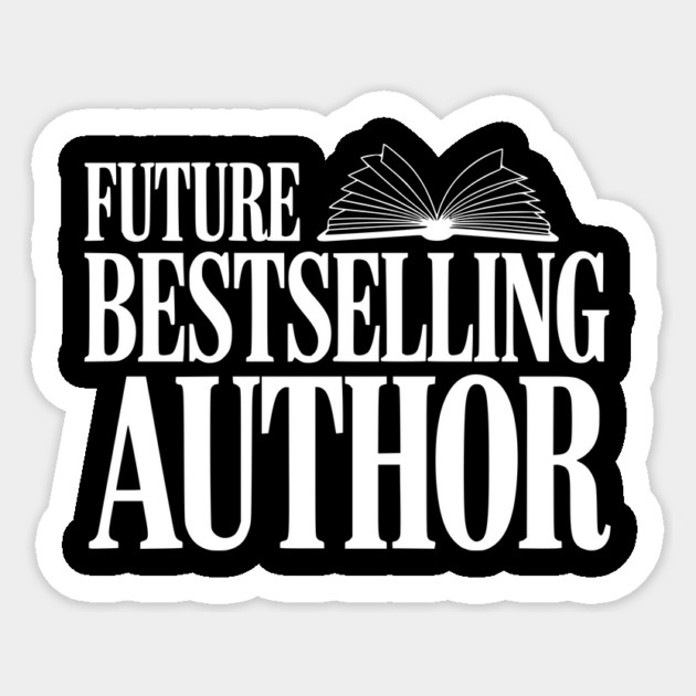 Future Bestselling Author Sticker by Frank Ring