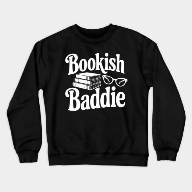 Bookish Baddie Crewneck Sweatshirt by Frank Ring