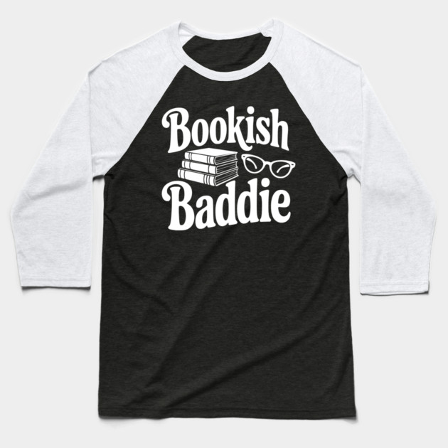 Bookish Baddie Baseball T-Shirt by Frank Ring