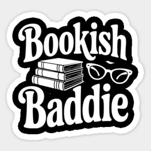 Bookish Baddie Sticker