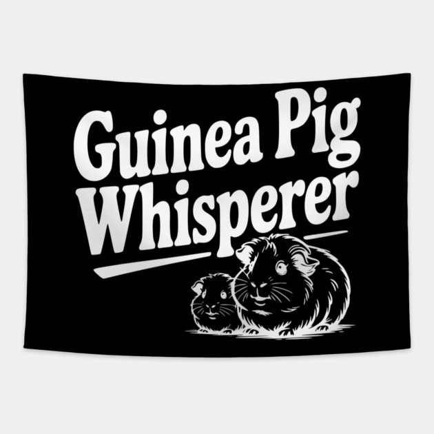 Guinea Pig Whisperer Tapestry by Frank Ring