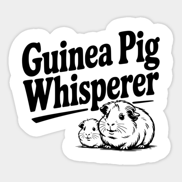 Guinea Pig Whisperer Magnet by Frank Ring
